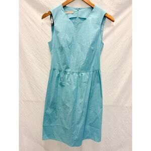 Stefanel Teal‎ Blue Sleeveless Mini Dress US 4